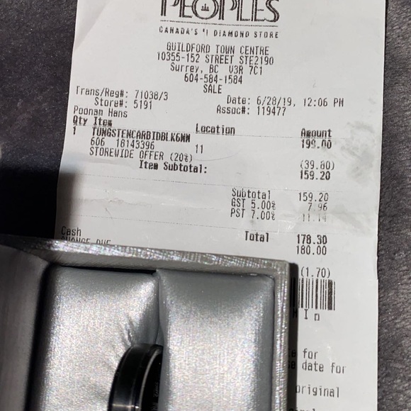 Men’s ring in size 11 - Picture 3 of 3